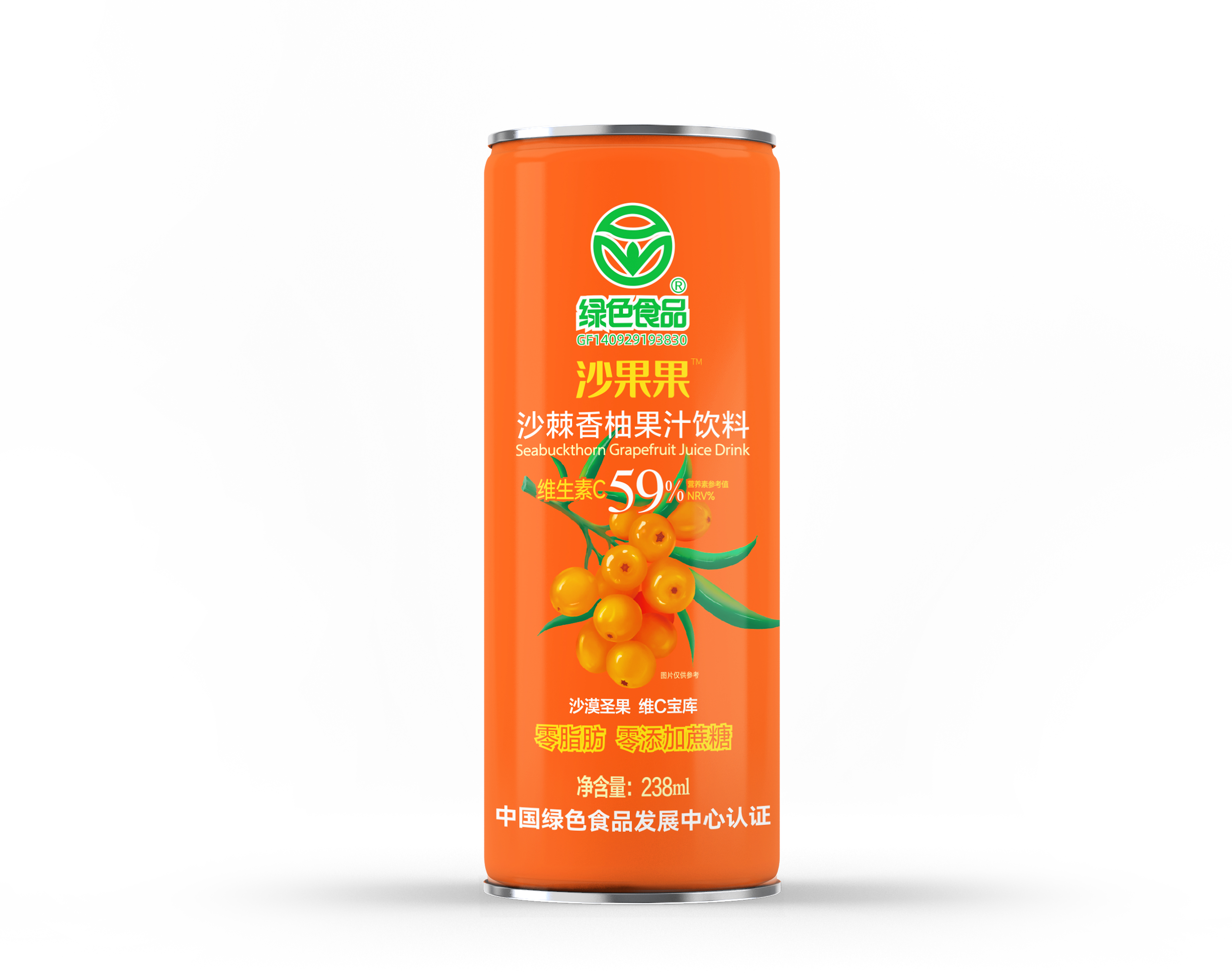 沙果果沙棘香柚果汁饮料238ml*1瓶